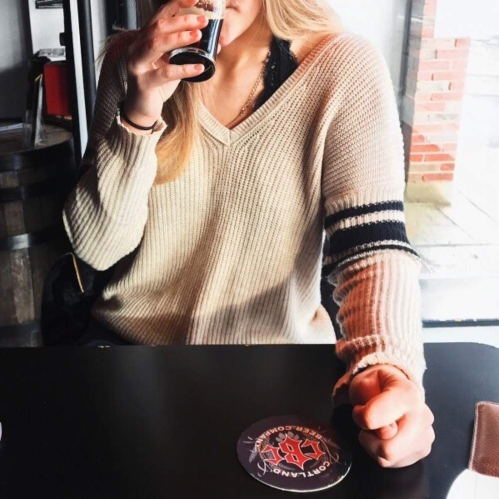 Black and Tan sweater